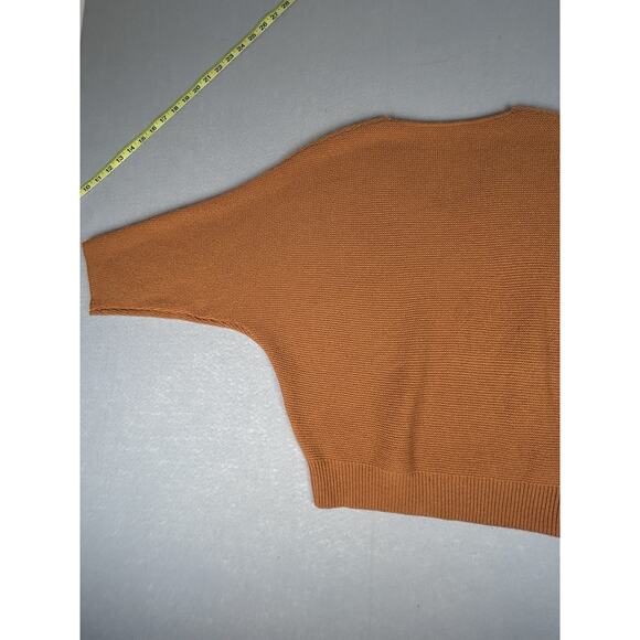 THE RESET R LABEL Sz XS WOOL & CASHMERE BLEND Gold V-NECK PULLOVER SWEATER - Picture 5 of 9